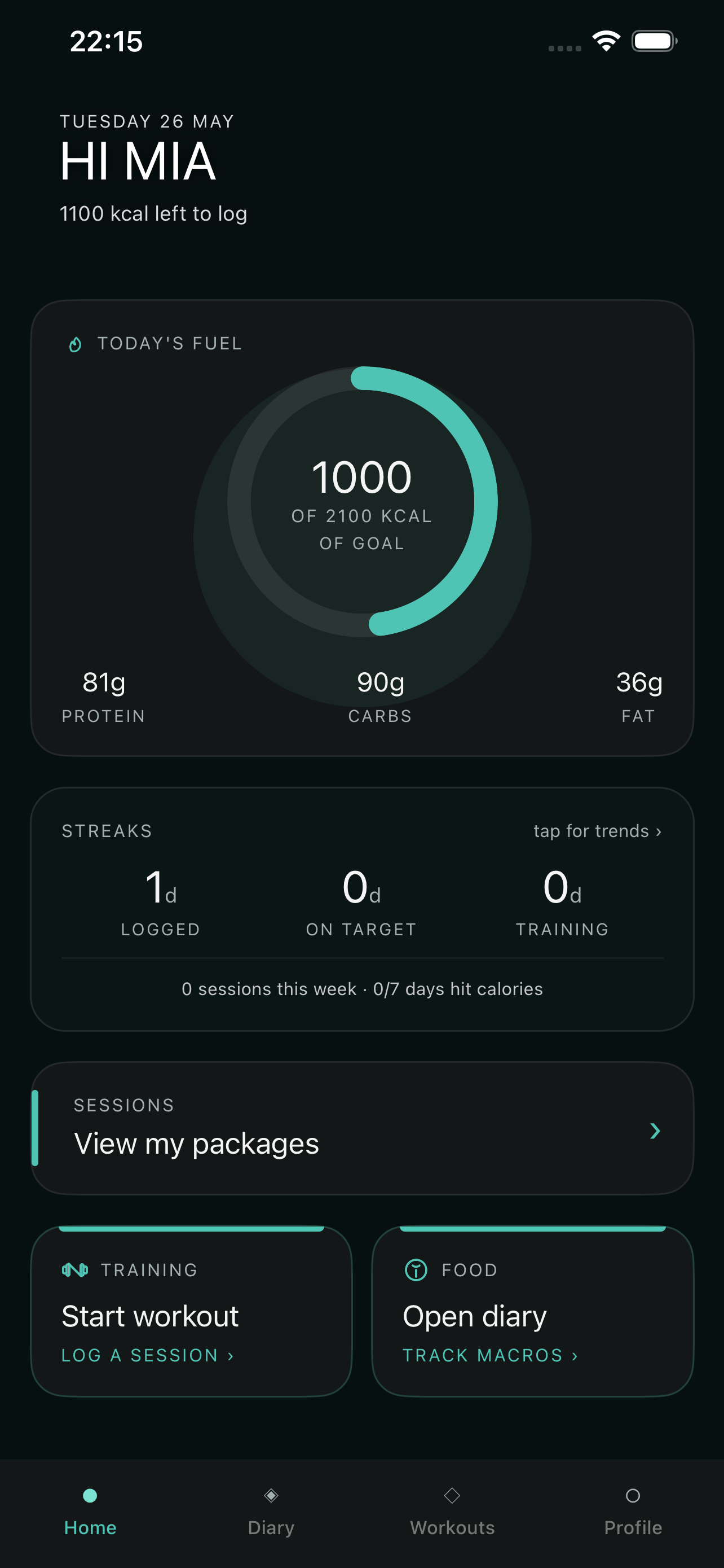 SmartGyms member app